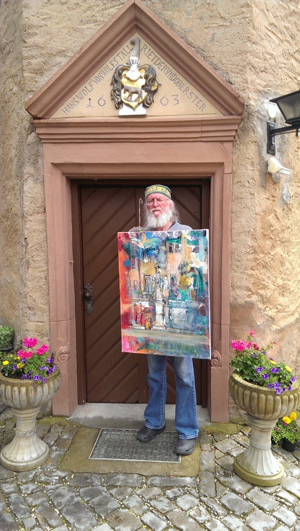 Malreise mit REK in Wörners Schloss in Franken REK Malreise im Schloss