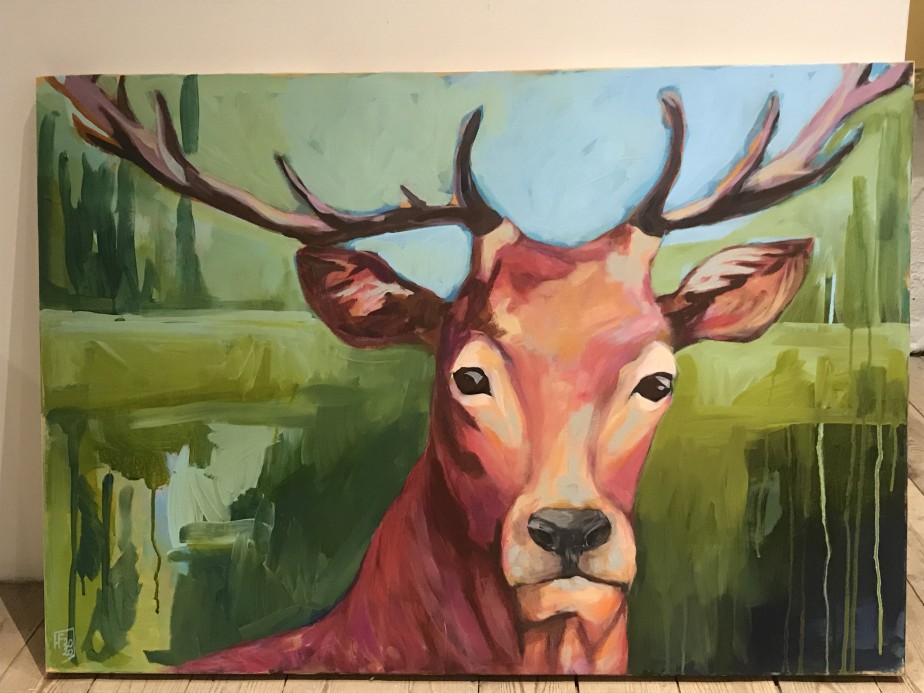 Bild HIRSCH von Heike Flügel